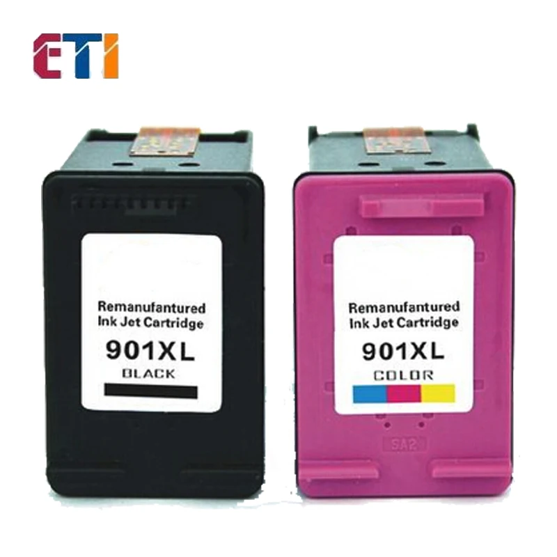 Compatible ink N ° 901 XL black or Color compatible OfficeJet J4500 J4522 J4524 J4535 J4580 J4585 J4624 J4660 J4680