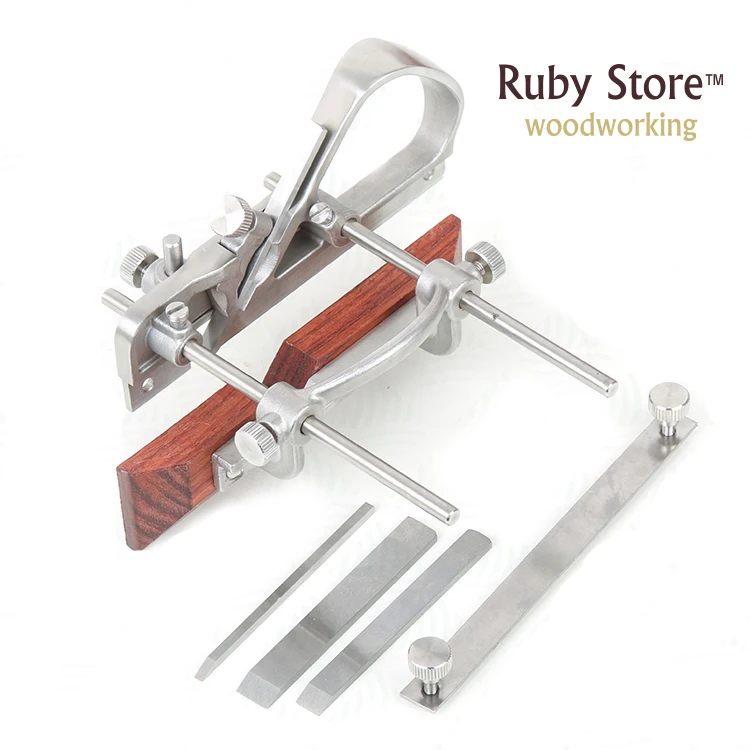 Qiangsheng Luban No 43 Plough Hand Plane with 4 Blades 3mm, 6mm, 9mm and 12mm - Fine Woodworking