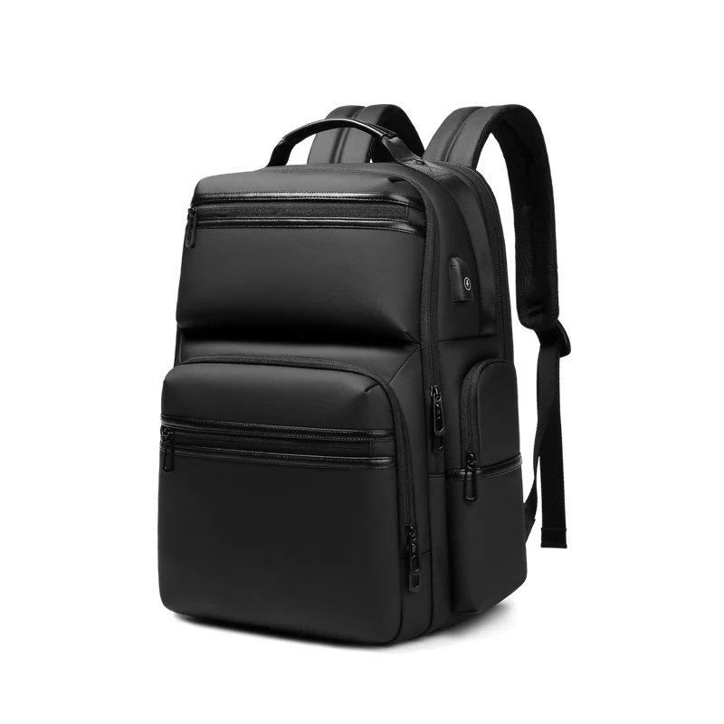 OUTWALK – sac à dos Anti-vol et étanche pour hommes, sacoche pour ordinateur portable 15.6 pouces, sac à bandoulière pour voyage, chargeur USB