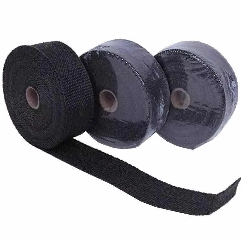 10 Meters Black Termotape Blanting Tape Car Exhaust Motorcycle Air Conditioner Collector