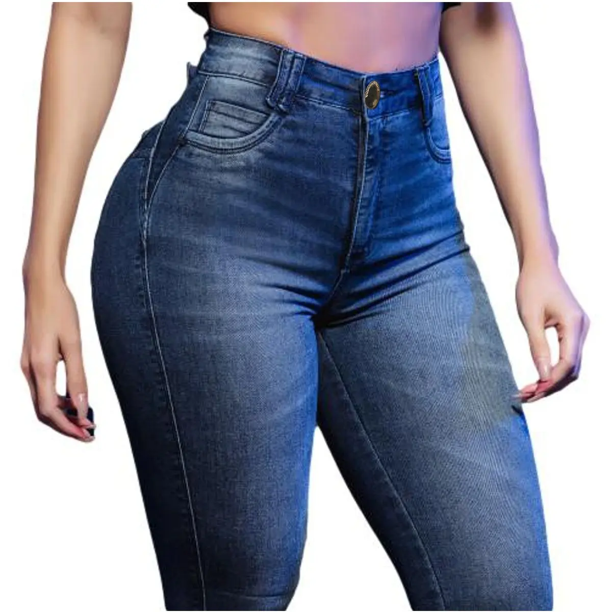 Calça Jeans Lycra Bojo Modela BumBum Pit Bull Original