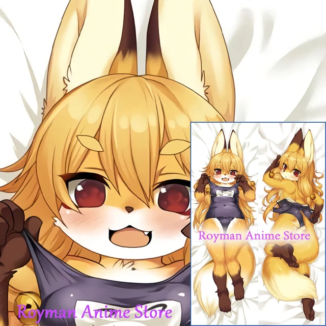 Fox girl body pillow sales
