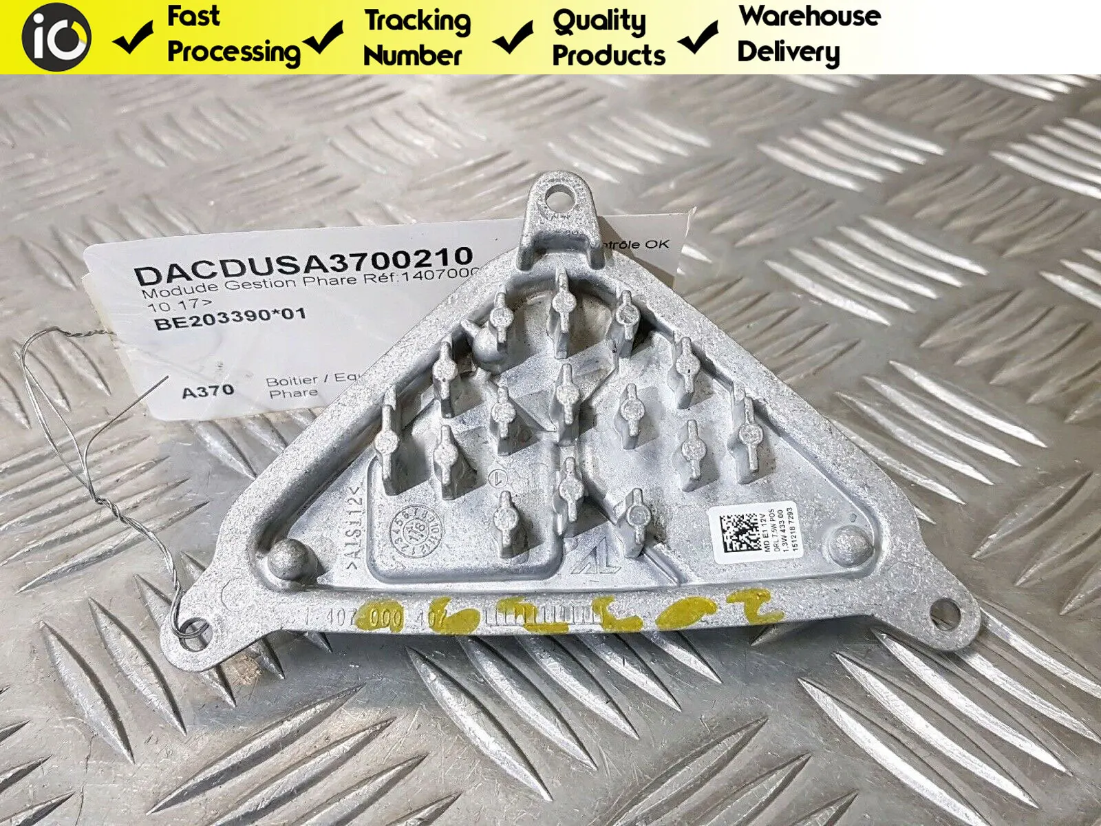 Module Management Headlight for Dacia Duster 2 II MK2 2017+ 1473000655 1407000407 Fast Shipment From Warehouse