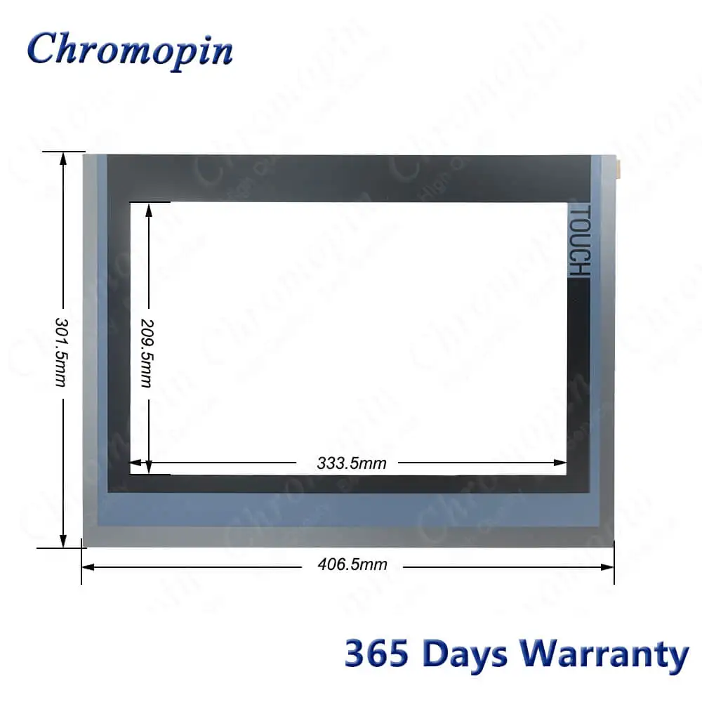 Imagem -05 - Digitador de Vidro do Painel da Tela de Toque para 6av21240qc02-0ax0 6av2 124-0qc02-0ax0 Tp1500 Toque de Conforto com Película Protetora