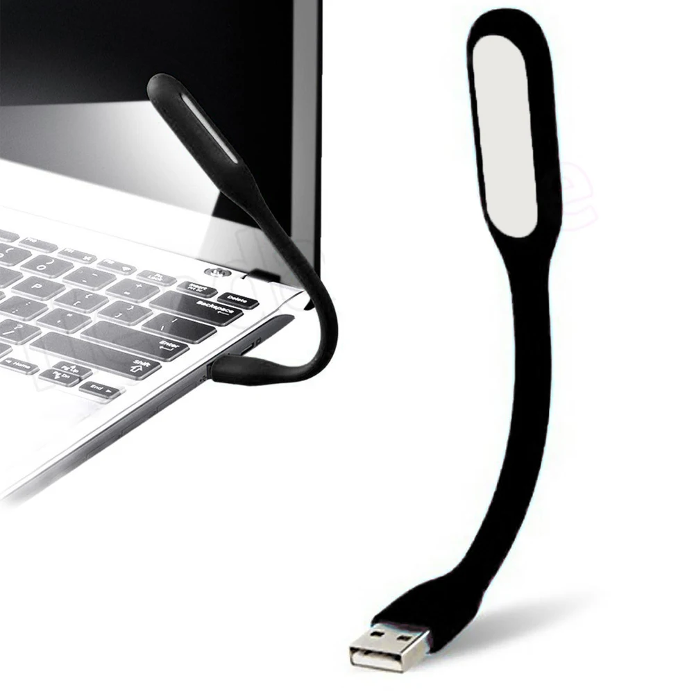 USB flexible Mini LED lamp for laptops and desktop PC portable flashlight with USB connection