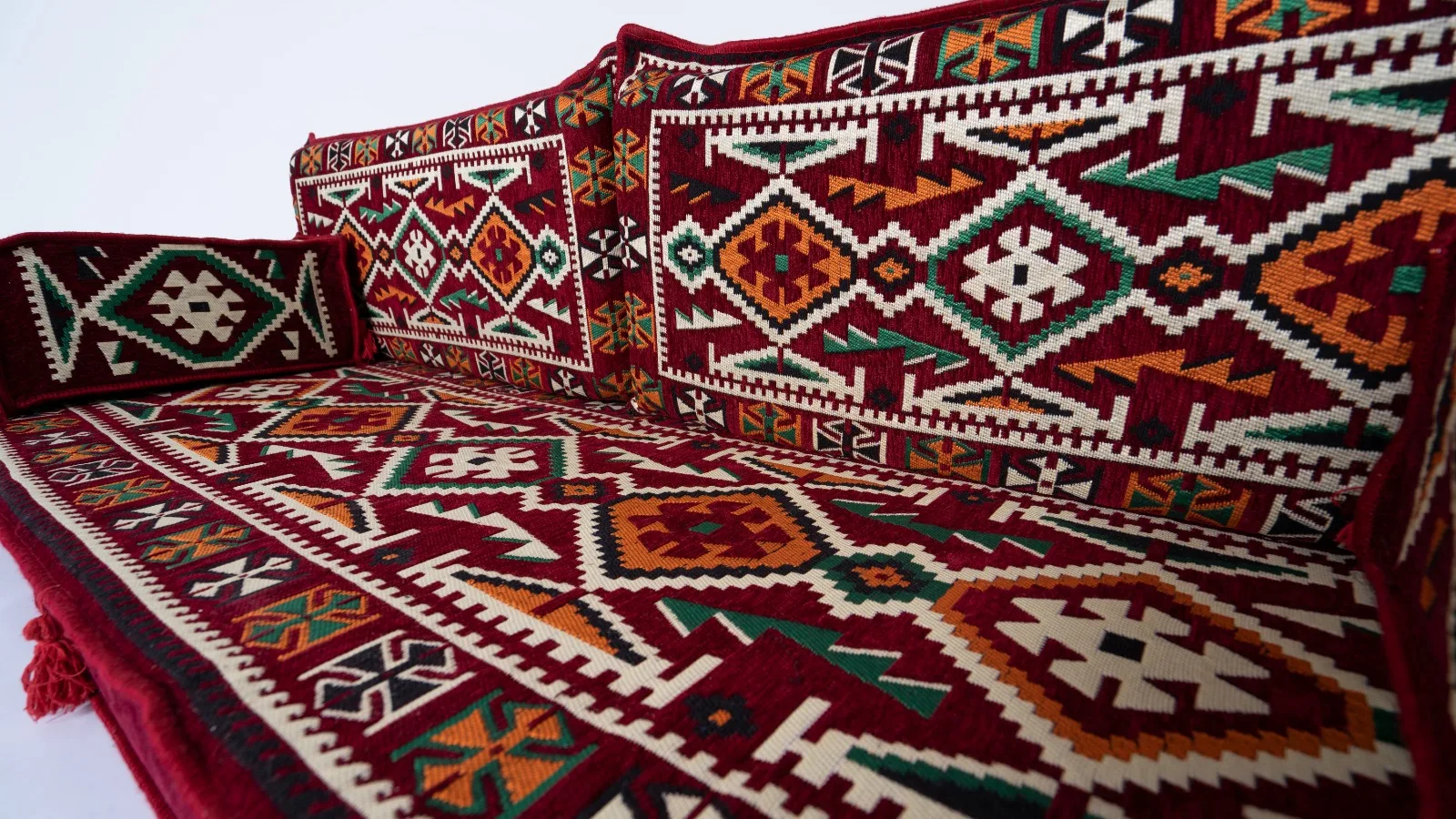 Arabic Sofa Set | Arabic Majlis Set | Floor Cushions | Traditional Design Arabic Lounge Set | Turkish Floor Seating Set