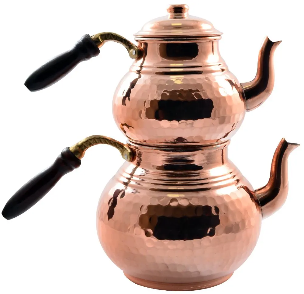 Turkish Tea Pot Arabic Teapots Copper Tea Pot Handmade Tea Set Traditional Turkish Tea Coffee Pot Kettle Boiler Made in Turkey