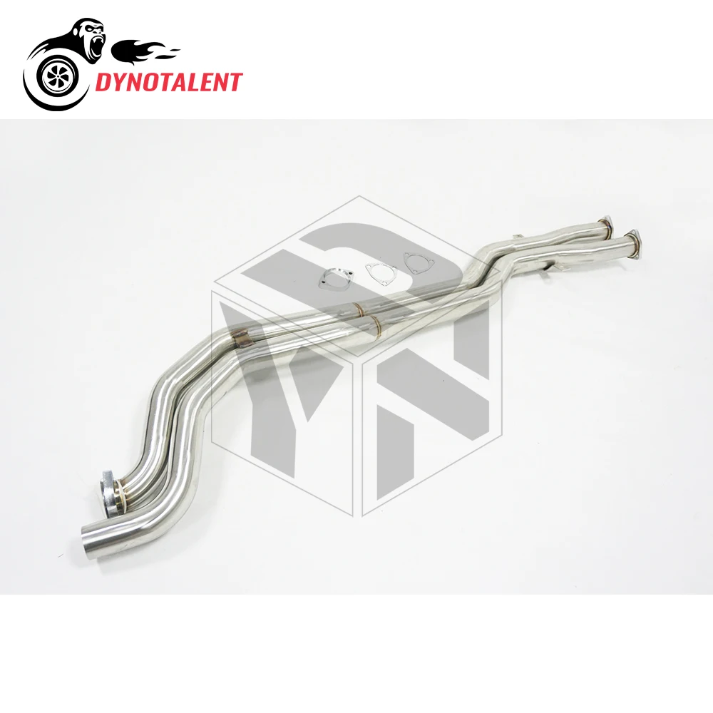 DYN RACING SS304 High Flow Performance  B M W E46 M3 Middle Exhaust Pipes 2001-2006