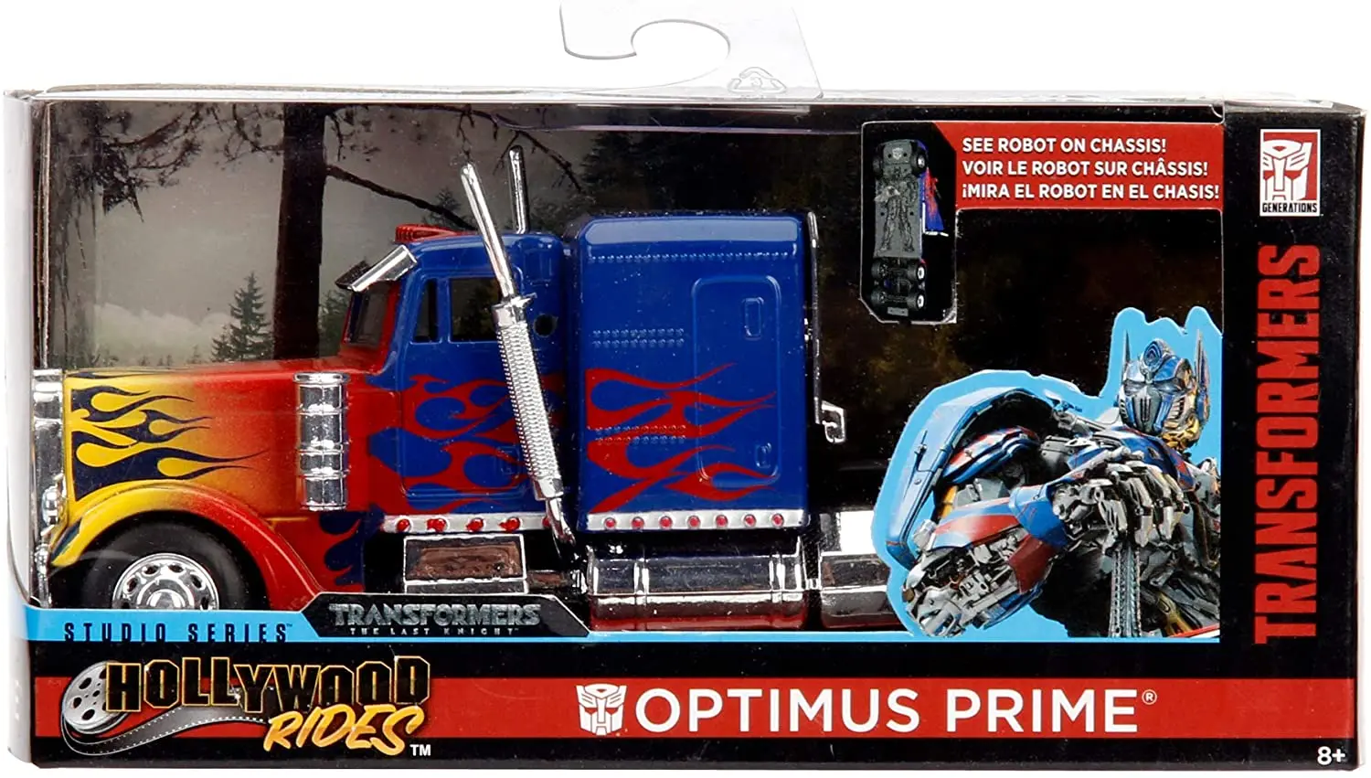 Transformers Autobot Optimus Prime T1 / G1 Diecast Modell Auto Maßstab 1:32 mit Original Box NonTransformation