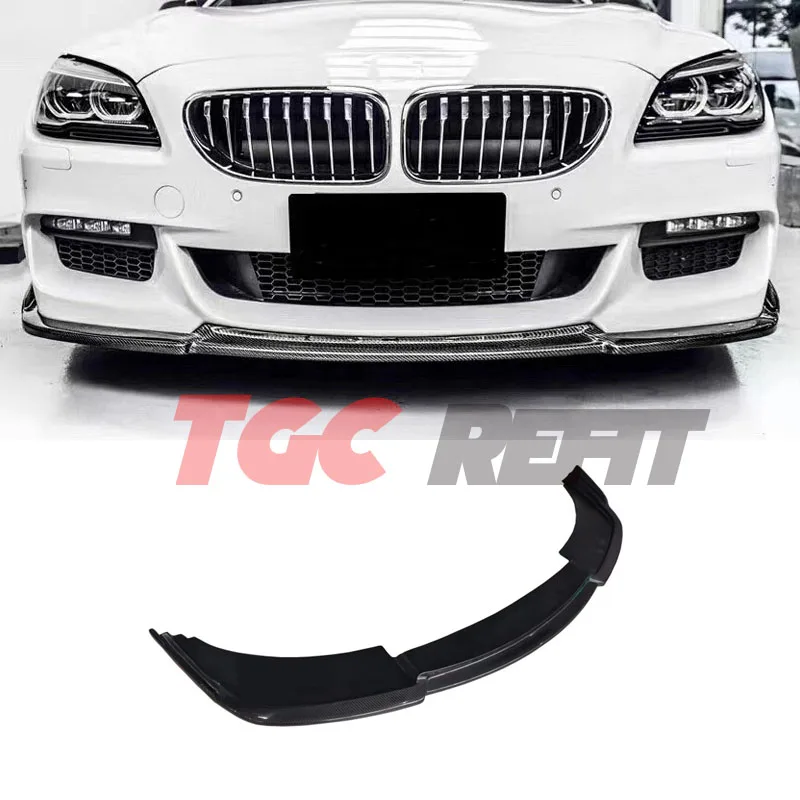 

For BMW 6 Series F06 F12 F13 Carbon Fiber Haman Style Front Bumper Chin Lip Spoiler Lips Protection Cover Trim Kit Front Lip