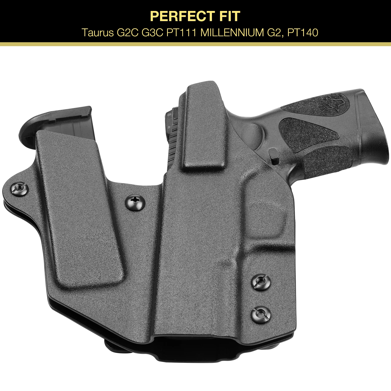 Gun&Flower New Arrival Appendix IWB Gun Holster Sidecar Gun Holsters that Could  Fits Taurus G2C g3C