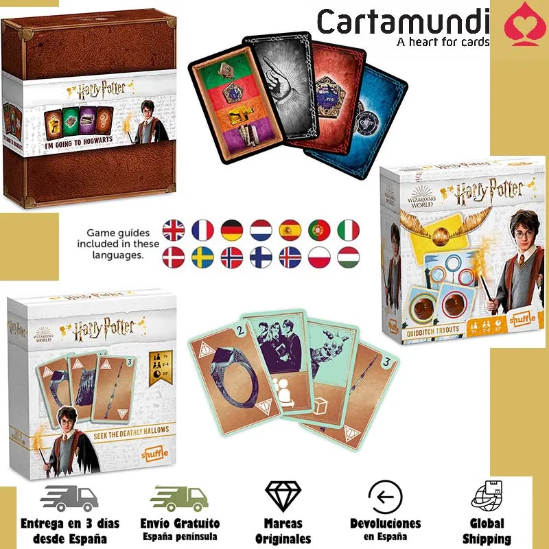 Cartamundi, Harry Potter, Hogwarts, the Deathly Hallows, testing Quidditch, Gryffindor, Quaffle so,