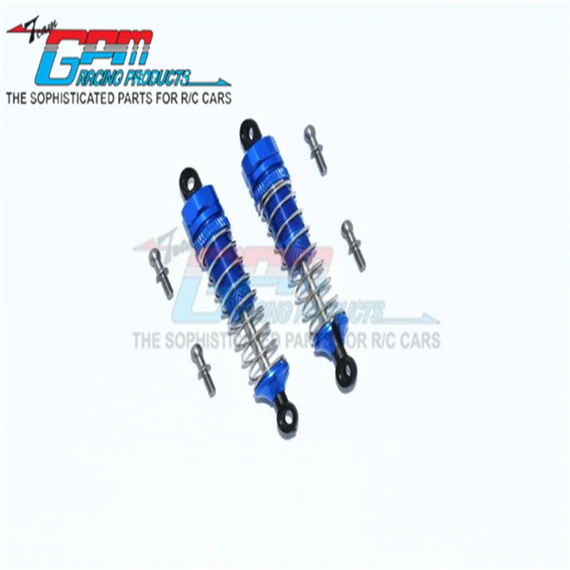 

GPM ALUMINUM FRONT/REAR SPRING DAMPERS 59MM -6PC SET FOR TRAXXAS 1/18 Latrax Teton 4WD RC Upgrade