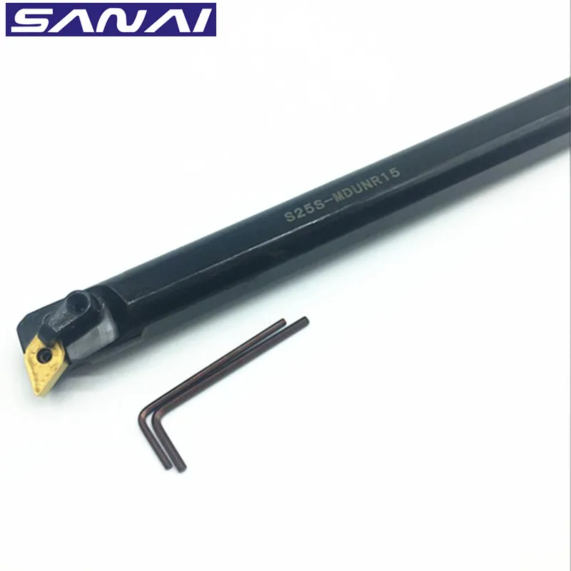 Держатель токарного инструмента с ЧПУ S20R-MDUNR15, режущий стержень для станков S25S-MDUNR15, S32T-MDUNR15, MDUNL15 Держатель токарного инструмента с ЧПУ S20R-MDUNR15, режущий стержень для станков S25S-MDUNR15, S32T-MDUNR15, MDUNL15