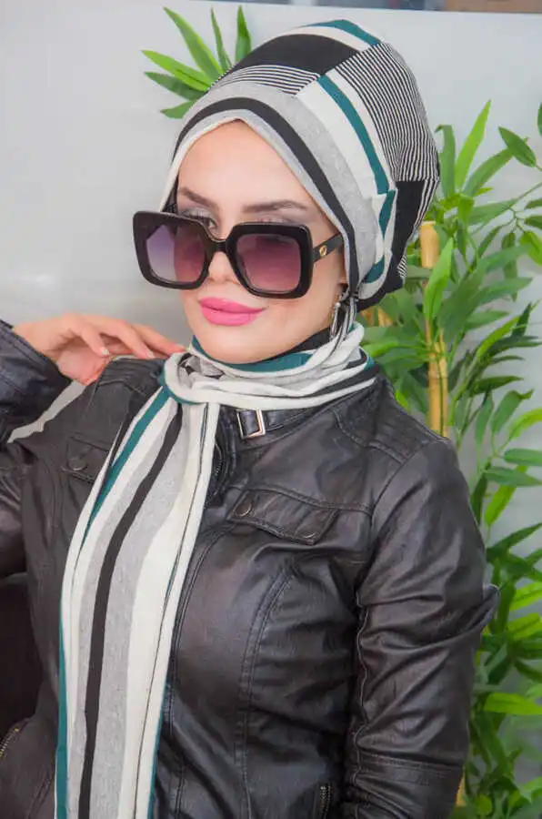 Hijab-ropa islámica informal para mujer, turbante musulmán de alta calidad, banda hecha a mano, bufanda Abaya para el pelo, Dubái, Turquía, Shipp