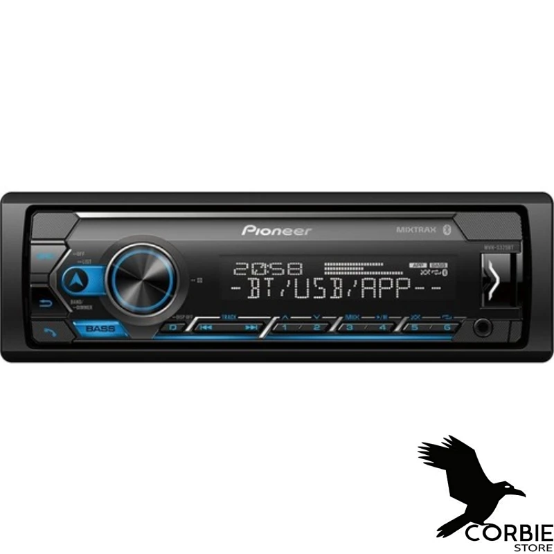 Pioneer MVH-S325BT Bluetooth lu Oto Teyp Araba Araç Otomobil Radyo Ses