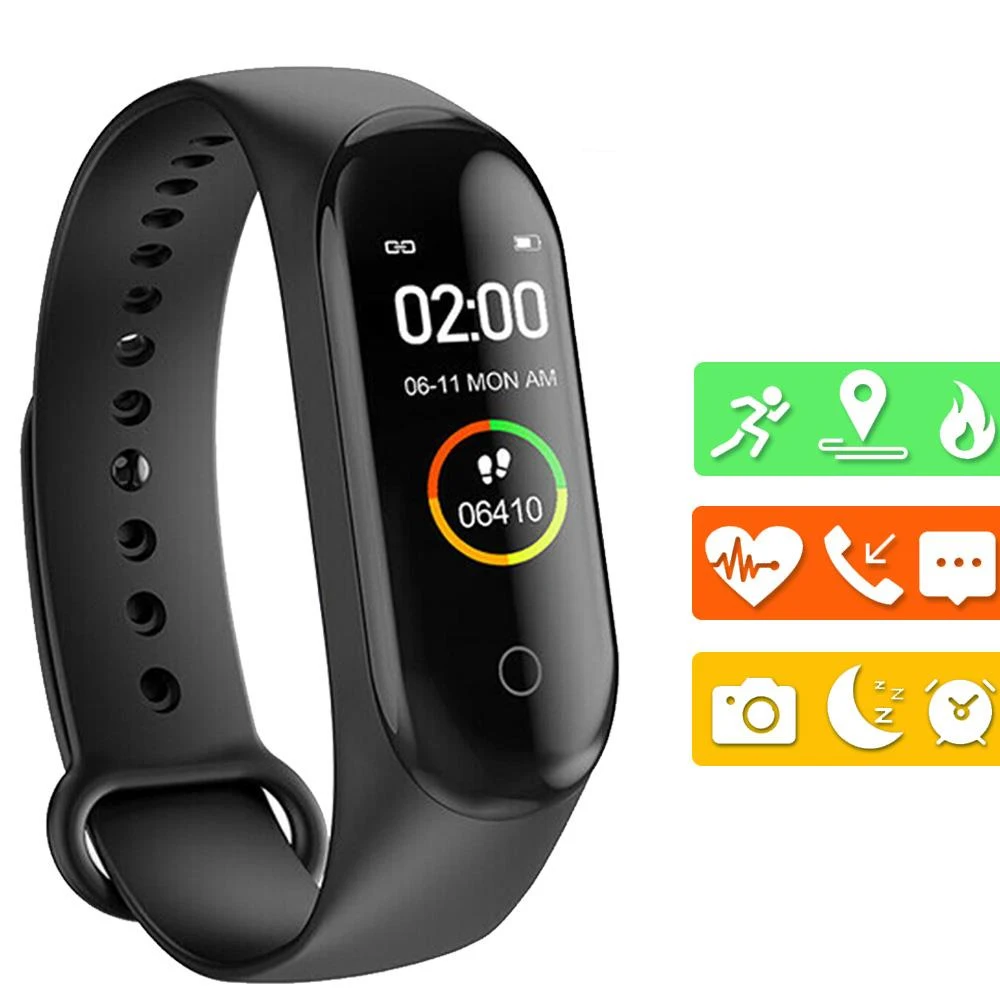 Smartband M4 Smart bracelet with activity control, sport, notifications and heart rate for Android IOS