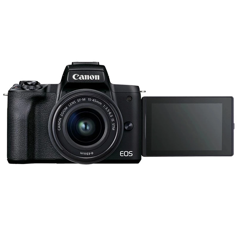 Canon EOS M50 Mark II Mirrorless Camera Digital Camera with Ef-m 15-45mm F / 3.5 Lens