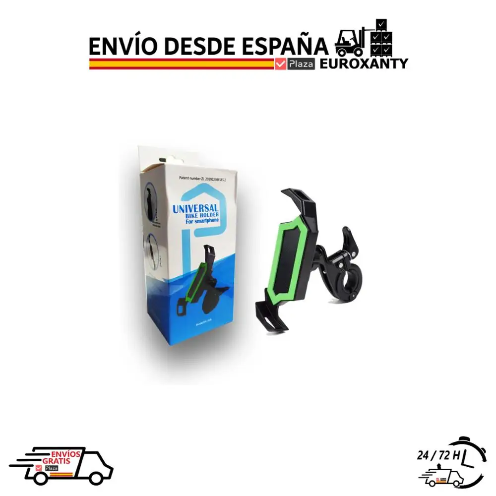 EUROXANTY®| Mobile phone holder for bike and motorcycle | universal mobile holder, MTB, GPS | Plaza España