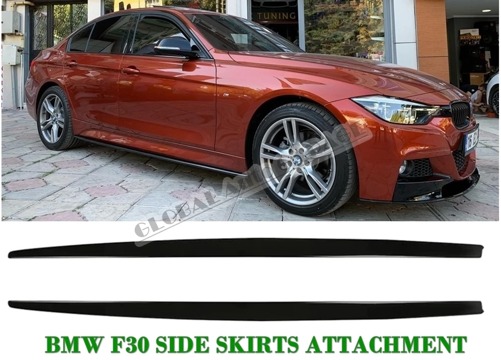 

For Bmw F30 3 Series Side Skirts Attachment 2012-2020 Sill Trim Car Styling Auto Accessory Universal Spoiler Mud Flaps Spilitter