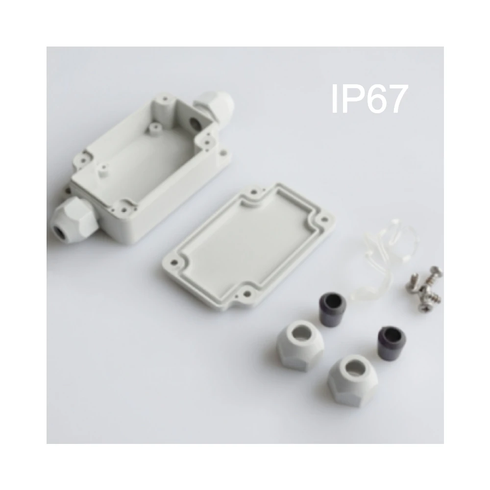 Custodia per ESP01 Esp8266 custodia in plastica IP67 con 2 fori