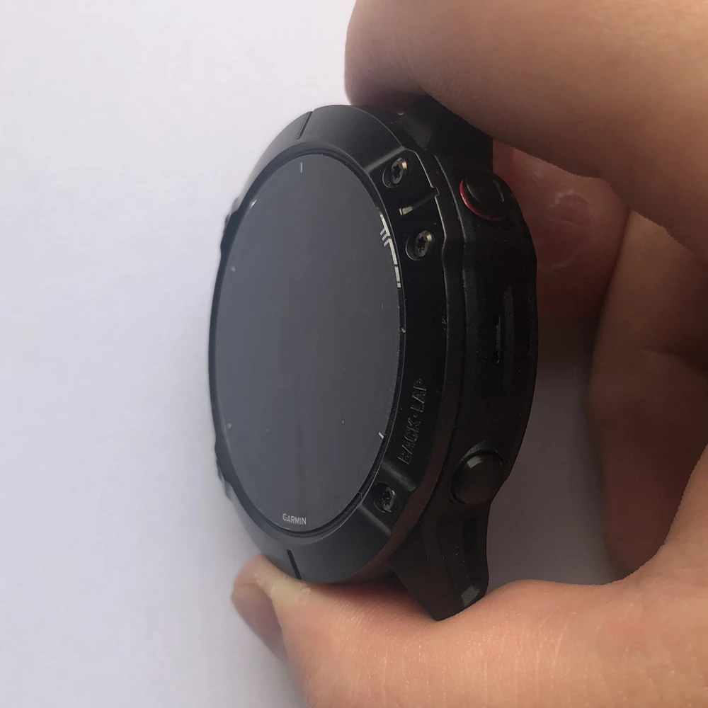 Original Garmin Fenix6X computer watch Used 90% New Fenix 6X GPS Second-hand Support English Out Front Mount Case ADLC PRO SOLAR