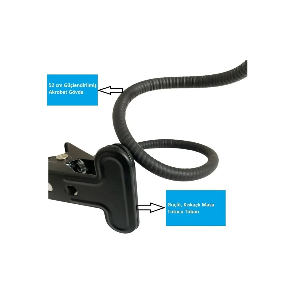 Multifunctional Acrobat Table Lamp Very strong latched structure USB SOCKET computer desk lamp shooting lamp 3 different adjusta