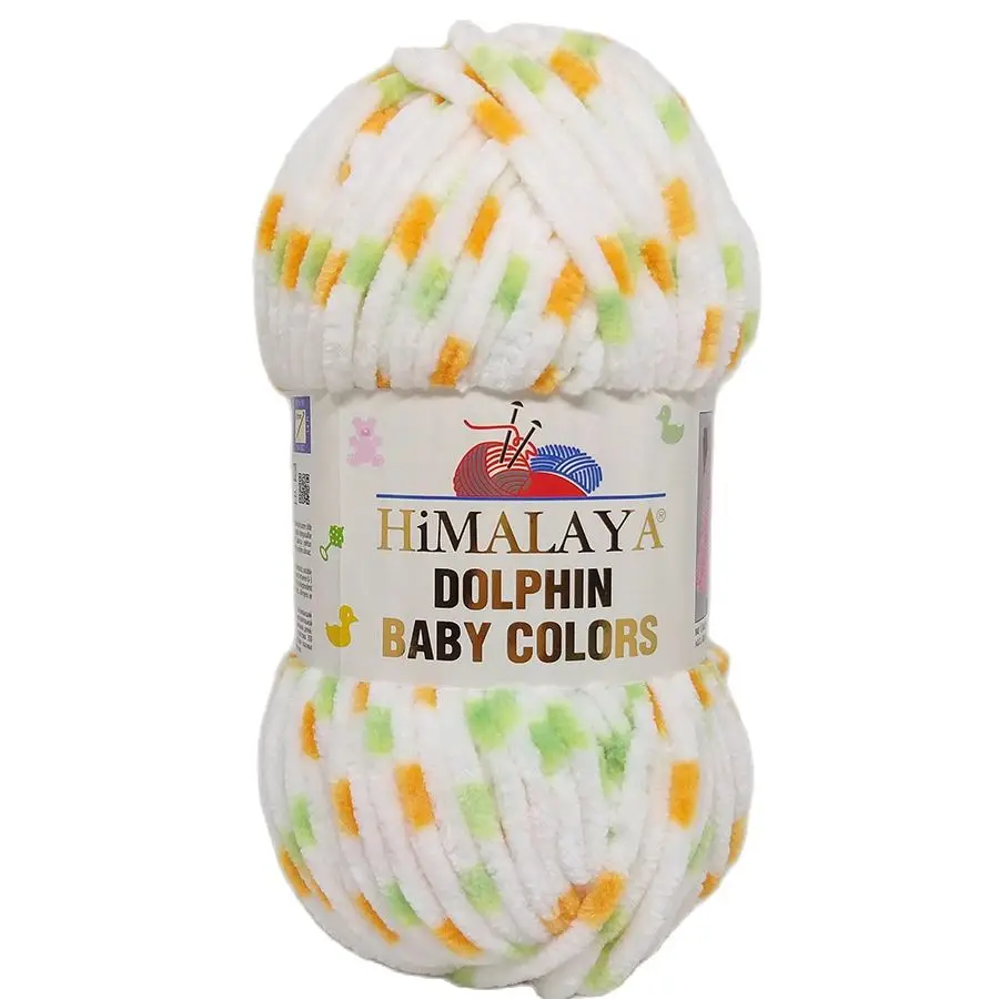 

Himalayan Dolphin Baby Colors 100% Polyester 100 Grams In weight, 120 Meters In Length, Should Be Knitted With 5 PCS