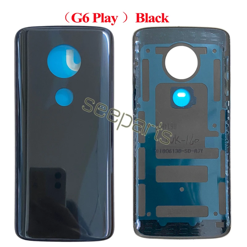 For Motorola Moto G6 Battery Door Back Cover Housing For Moto G6 Play Back Cover Housing G6 Plus Battery Cover