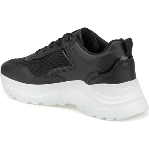 بولاريس 315579.Z حذاء رياضة نسائي أسود سميك سوليد رياضة التنزه الجري مناسب للاستخدام اليومي أنيق غير رسمي عالي الجودة