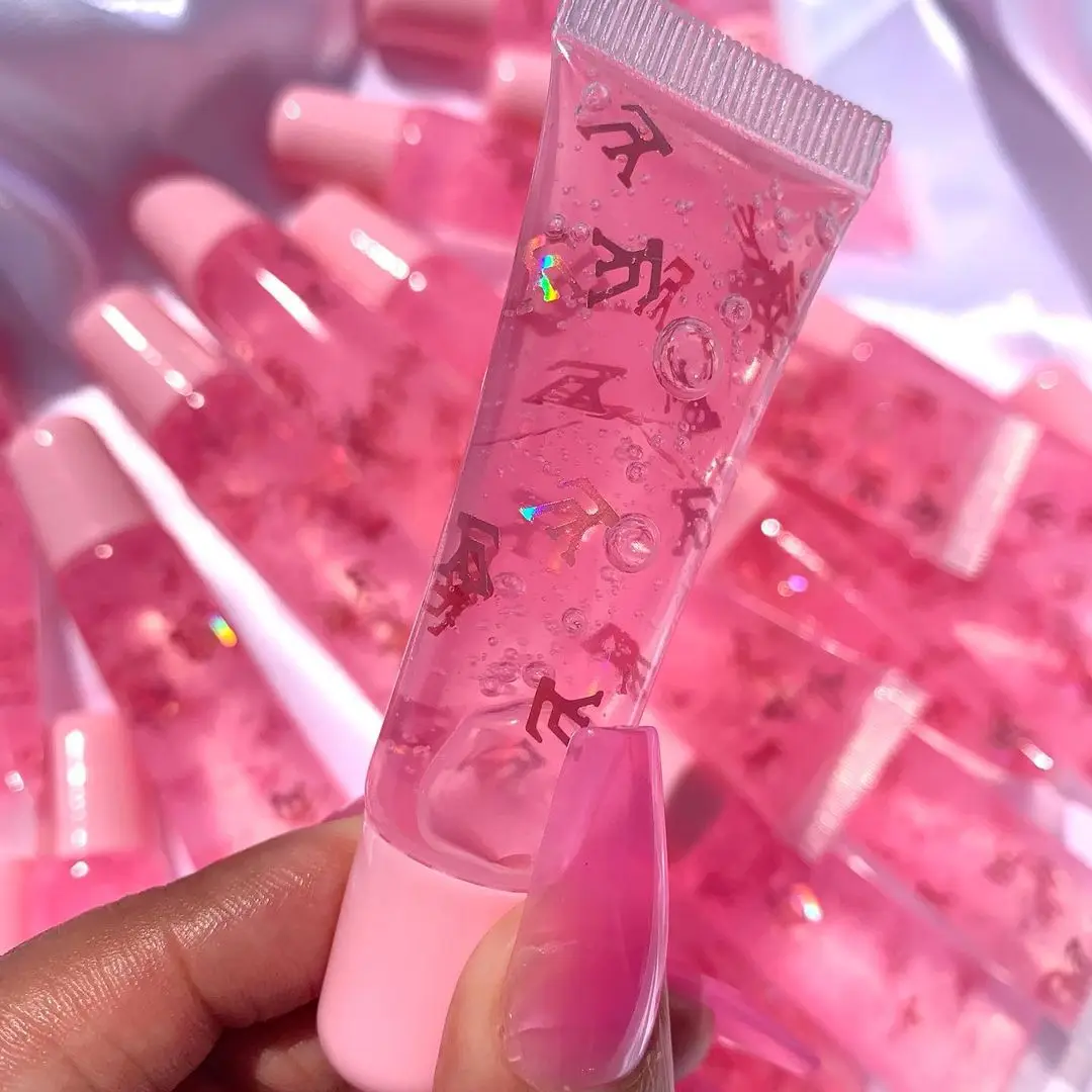 2022 Hot sell Favorites Cute LipGloss Kit Cruelty Free Vegan Kids Litter Girls Make Your Own Natural Icecream Lip Gloss Set