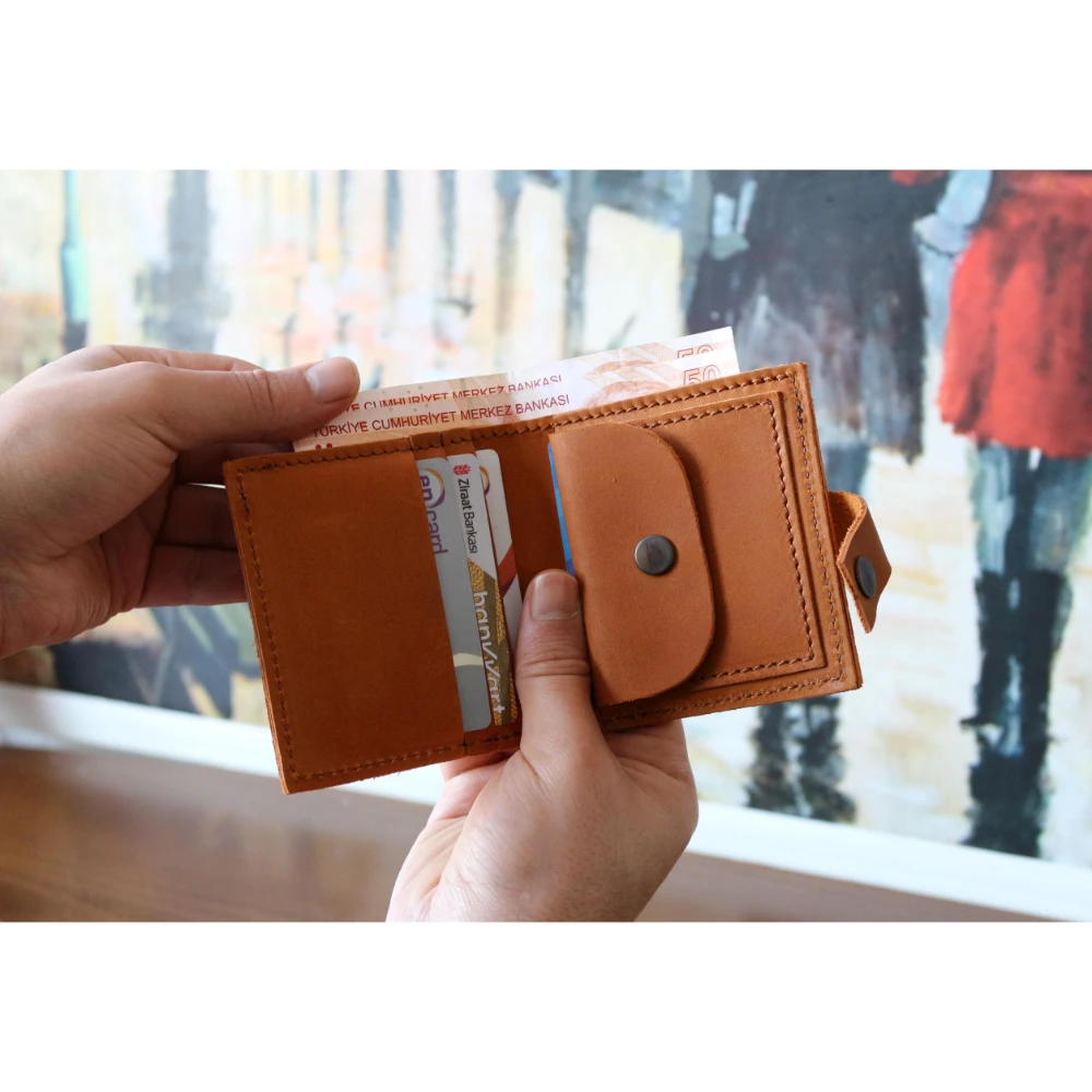 Valuaes Roasa Handmade Card Holder Genuine Leather Patched 2021 Fashion Top Quality Unisex Purse Clutch Vintage Retro Wallet