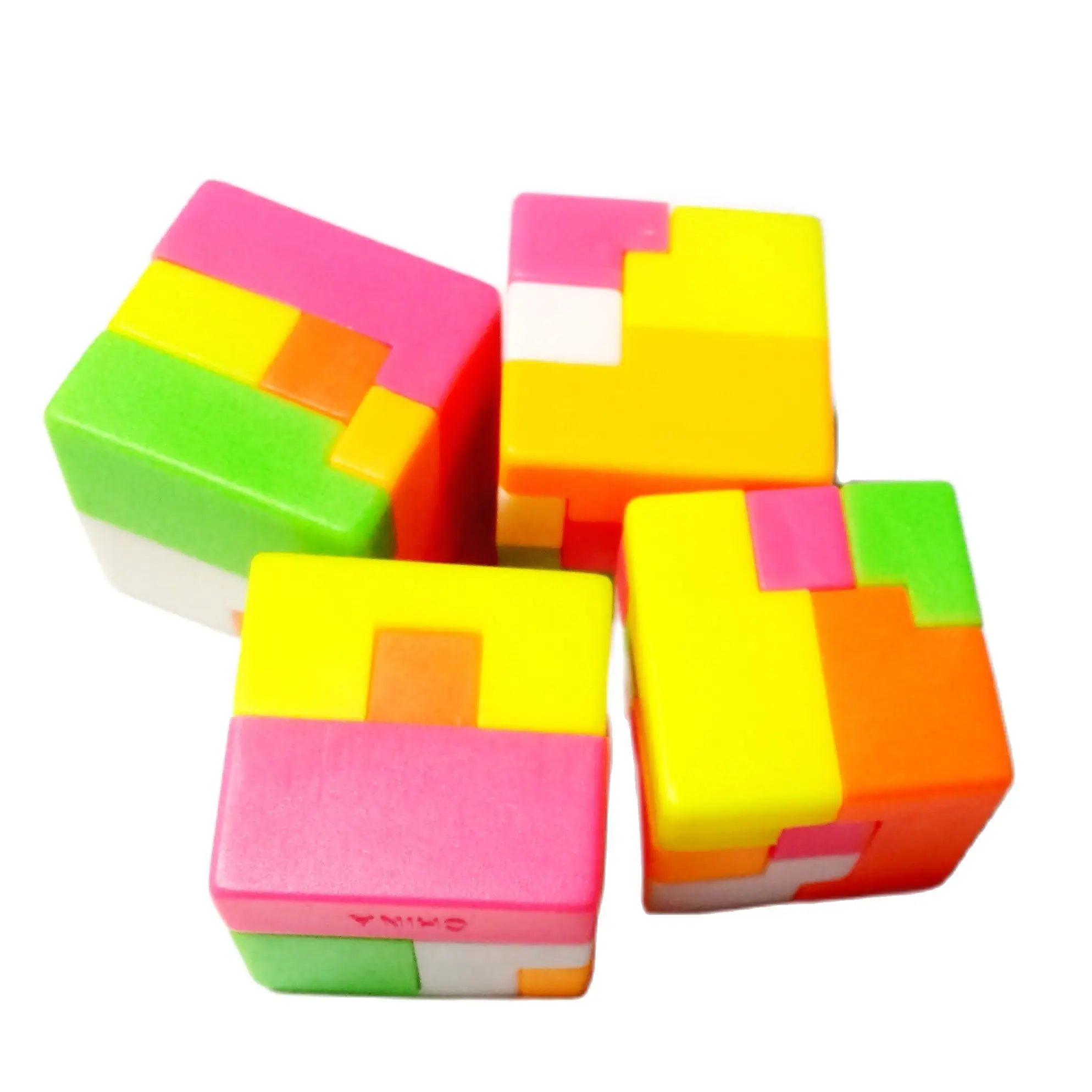 6-12Pc Brain Training Puzzle Cube Vending Capsule kids Party Favors Pinata toys Birthday Gift Souvenirs Giveaways Gadget Gift