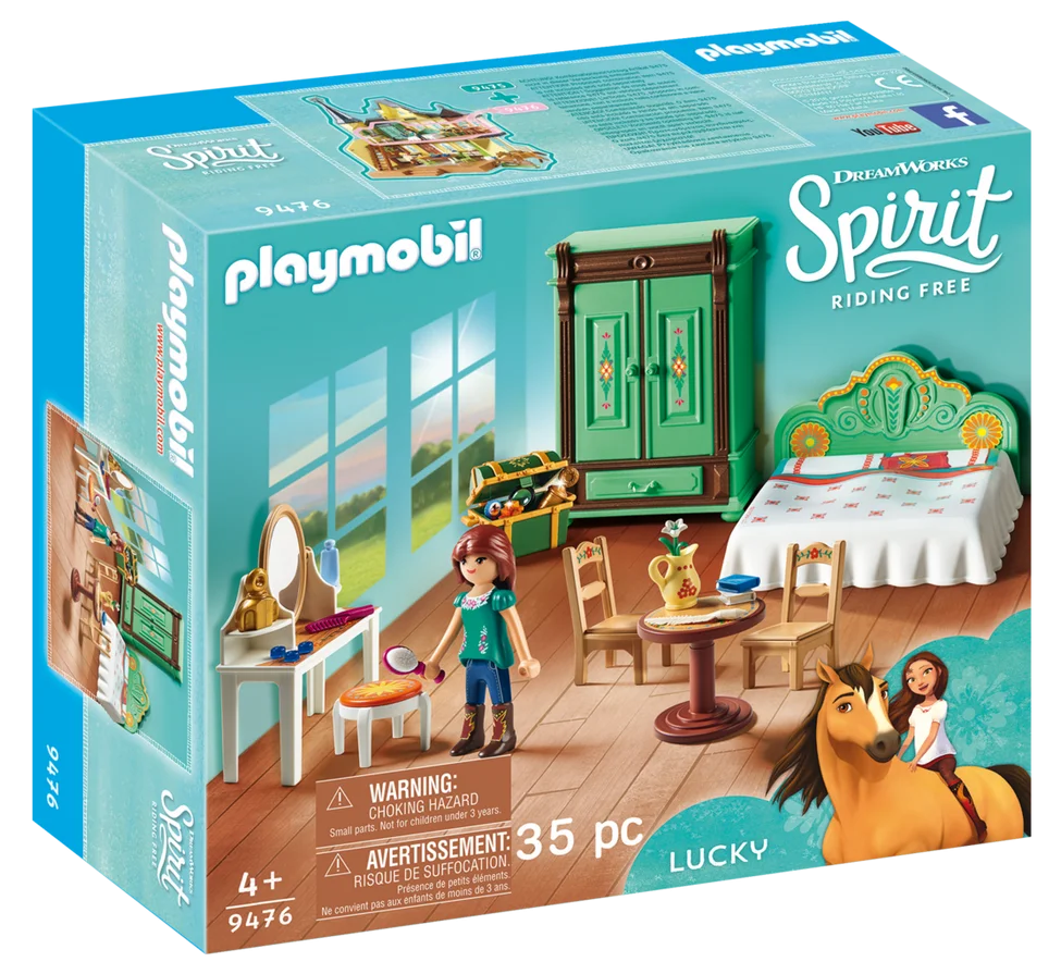 Playmobil Spirit Lucky room, 9476, original, toys, boys, girls, gifts, collector, figures, dolls, shop, with box, new, man, woman, official license