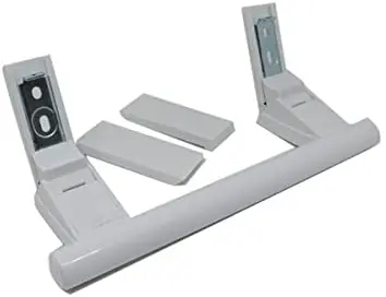 Liebherr مقبض ثلاجة 21 سنتيمتر, أبيض, 7430668 مع زينة متوافق مع طرازات متعددة, سهل التركيب, أبيض مقبض باب الثلاجة Liebherr