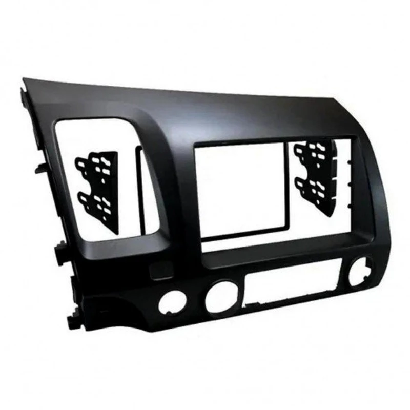 Moldura Painel 2 Din New Civic 2007 2008 2009 2010 2011