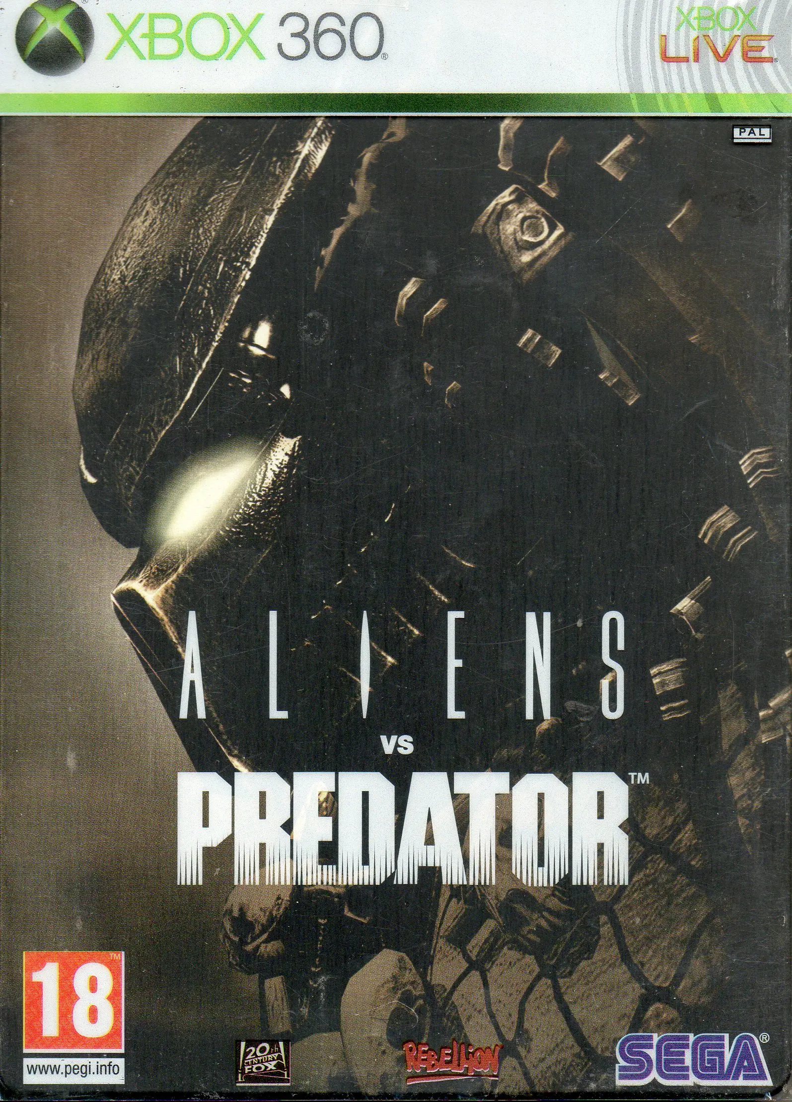 Aliens Vs Predator Ed Metal (XBOX 360) (second hand very good)