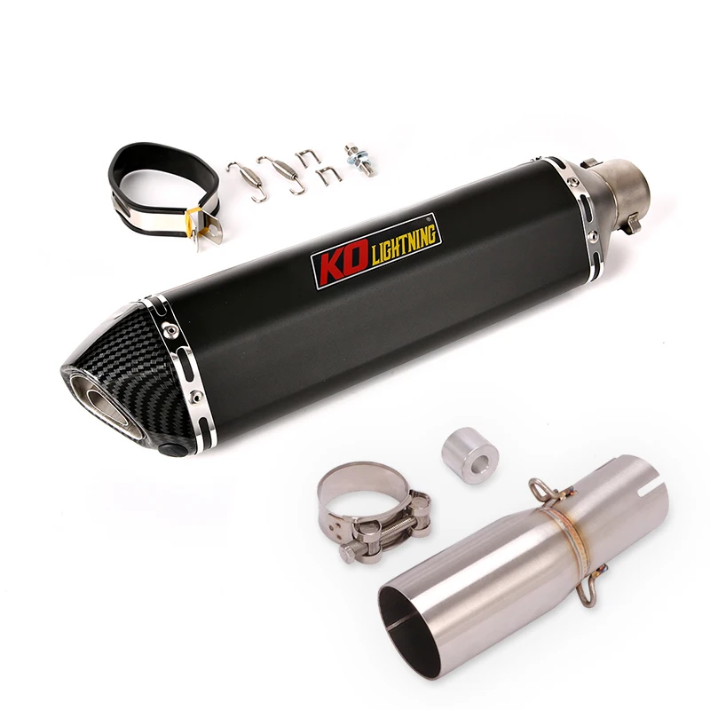 

Motorcycle Exhaust System Baffle Connection Link Tube Escape Middle Link Pipe for kymco AK550