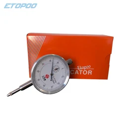 Dial Indicator Gauge 0-10mm Meter Precise 0.01MM Resolution Concentricity Test