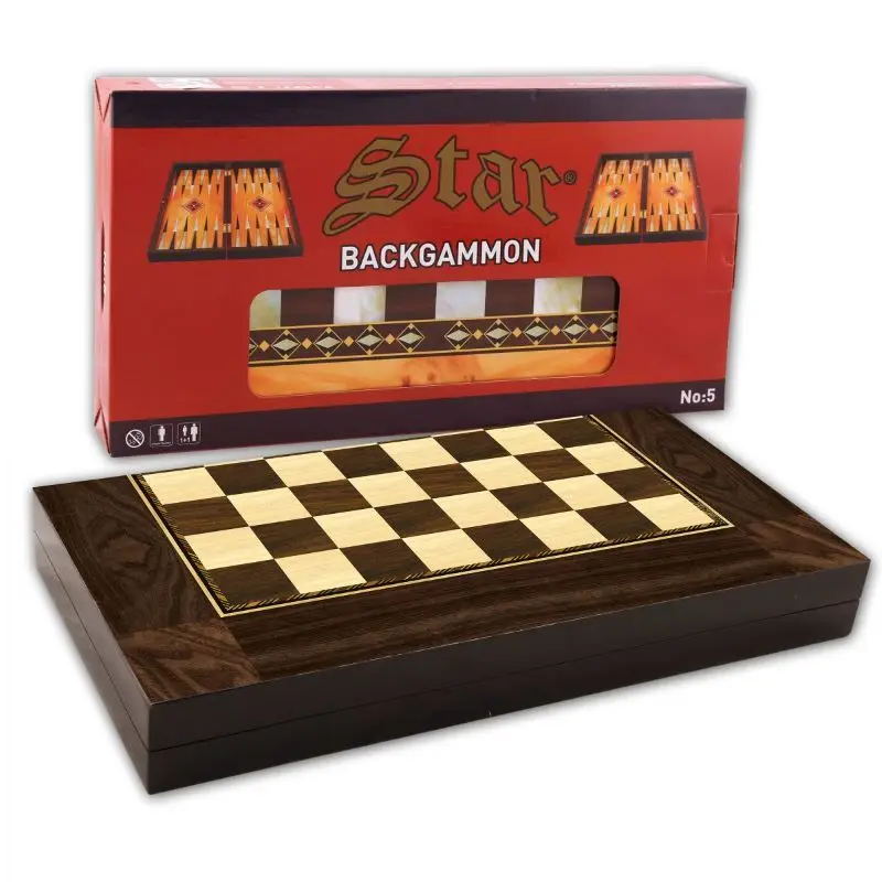 Walnut Wooden Backgammon Set Large Medium Small Size Trendy Family Board Games Very Special Gift Woman Man New Home Best Quality