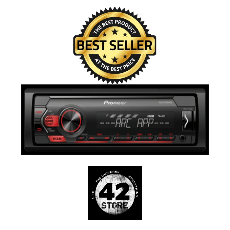 Pioneer MVH-S125UI Car Tape with USB Aux Input 2020 Model Auto Radio