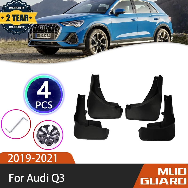 

4 Piece Set Of Car Fender For Audi Q3 2019 2020 2021 Fender Splash Fender Automobile Trim Panel Car Accessories