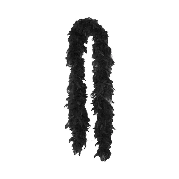 Black Color Furry Otriş Feather Boa Thick 431615573