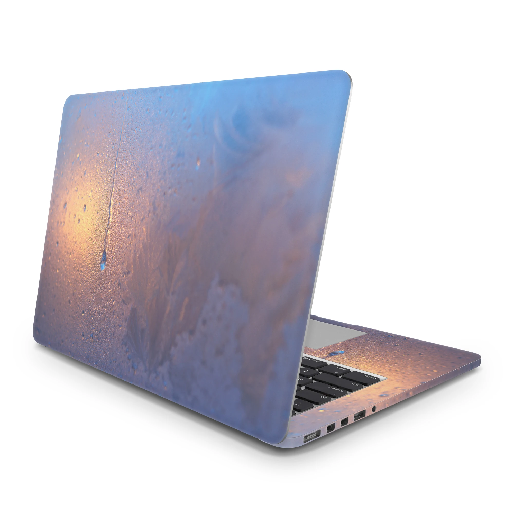 Adesivo Master goccia d'acqua vetro smerigliato finestra colorata chiudi Laptop adesivo in vinile copertura della pelle per 10 12 13 14 15.4 15.6 16 17 19 "Inc decalcomania per Notebook per Macbook,Asus,Acer,Hp,Lenovo, huawei, Dell,Msi,Apple,Toshiba,Compaq