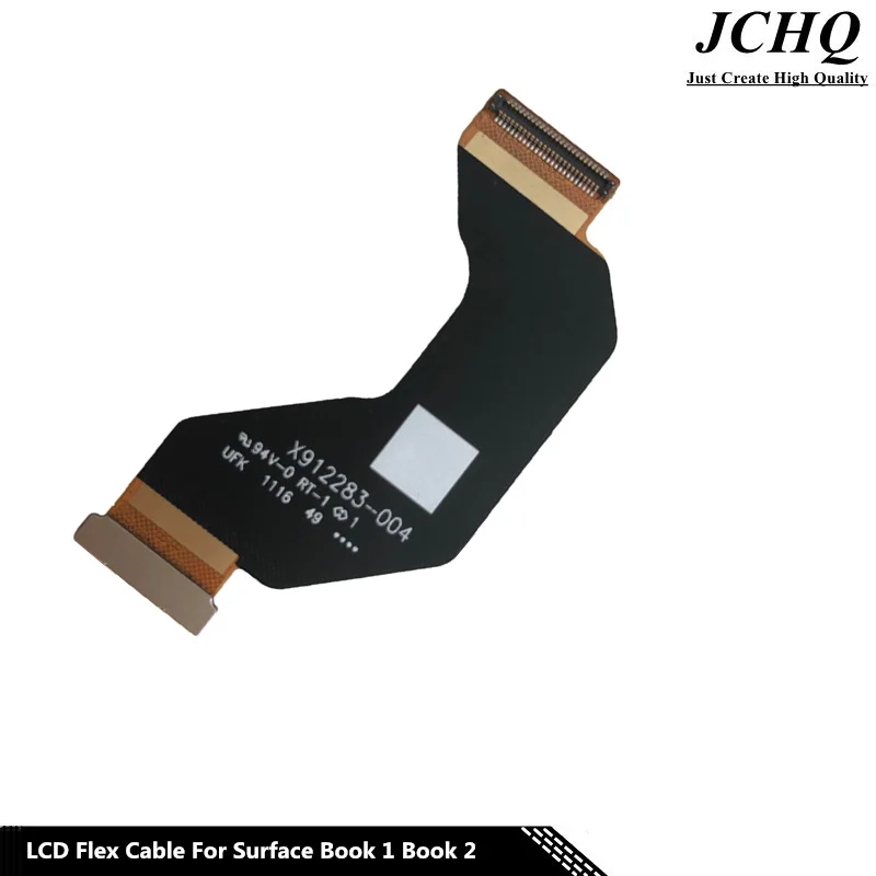 Jchq lcd original lvds cabo conector para livro de superfície 1 livro 2 1704 1706 toque cabo flexível