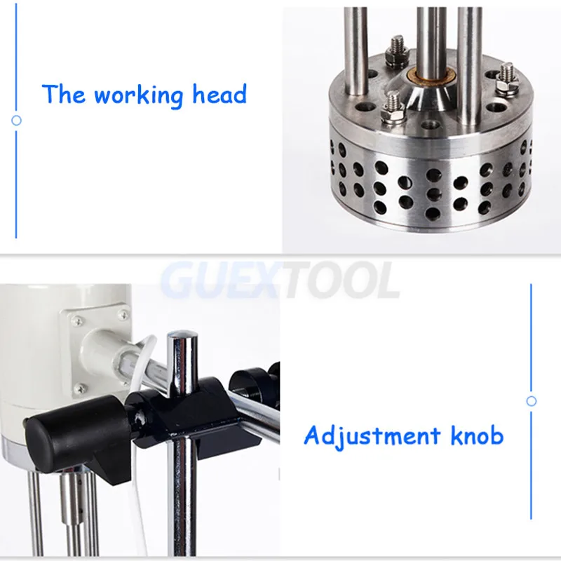 Digital Shearing Emulsão Mixer, Cosmetic Shearing Emulsão Mixer, sólido líquido e pó Homogeneizador, JRJ300-1