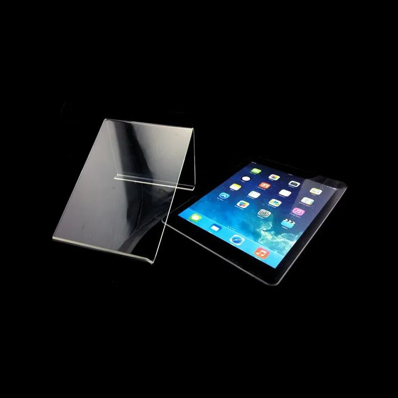 

Tablet Stand clear acrylic ipad display stand MP4 MP5 Book holder fashion car navigation display rack free shipping