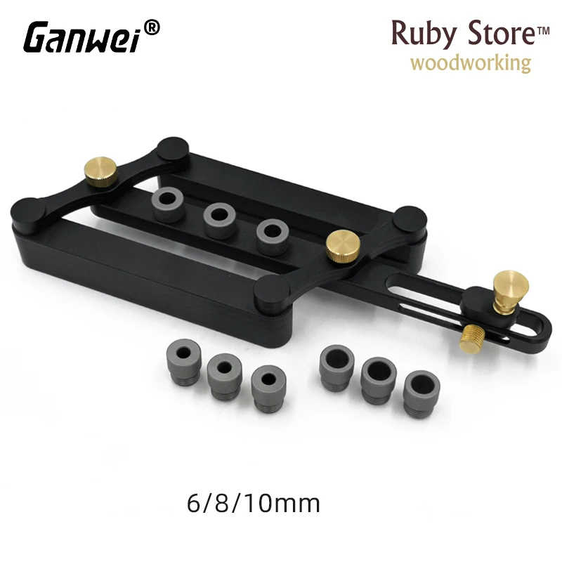 

Ganwei Self-Centering Dowelling Jig With 3 Metric Drill Sizes (6mm,8mm,10mm)