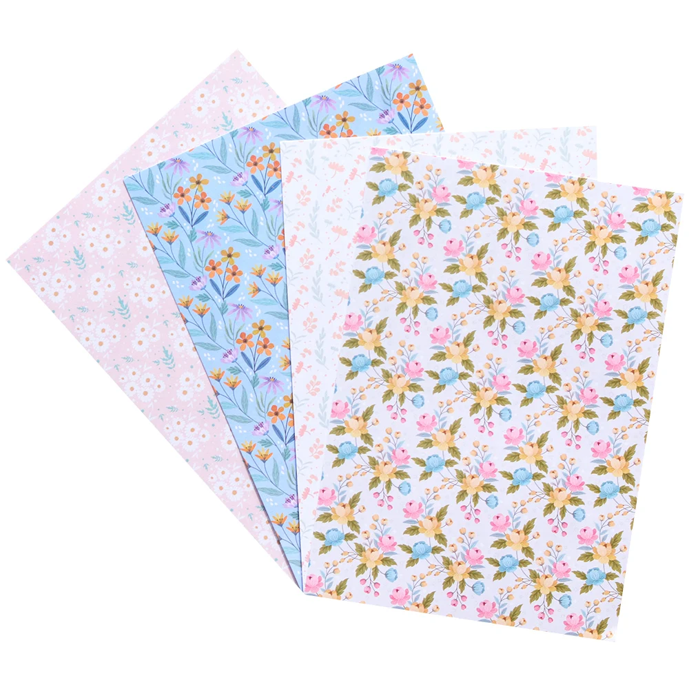 Creative Path 6x4 Zoll Scrapbook-Papierblock, Vintage-Blumenmuster, dekoratives Hintergrundpapier für Scrapbooking, Journaling und Bastelarbeiten – Detail 4