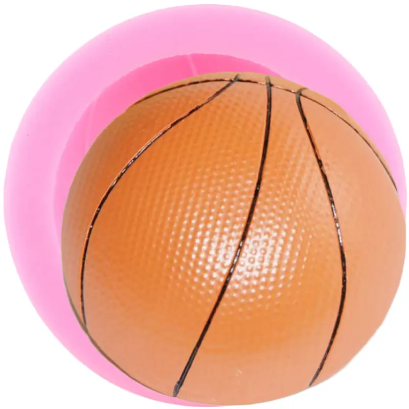 Sport Balls Gamepad Football Basketball Volleyball Silicone Molds Fondant Chocolate Candy Clay Mold DIY Cake Decorating Tools